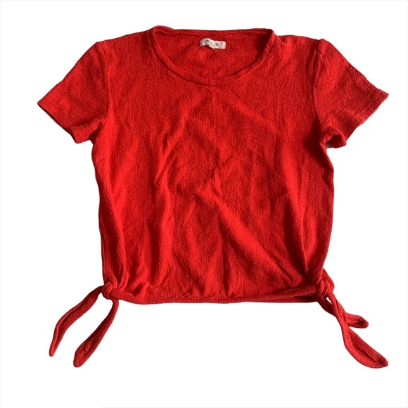 Madewell Texture Thread Modern Side-Tie Top H8951 - Picture 2 of 11